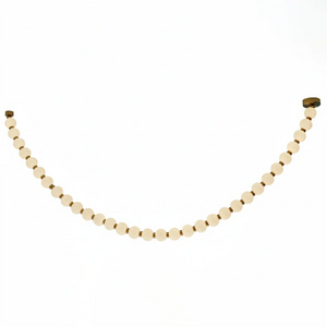Dazzling Pearl Necklace Chandelier - Studio White Background Isolated Single Strand Extra Wide Shallow | HoaiLamp