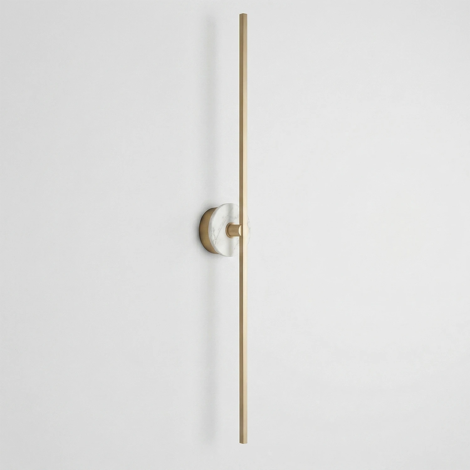 Essential Alabaster Brass Wall Sconce - Alabaster Minimalist Accent | HoaiLamp