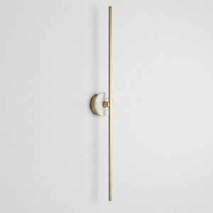 Essential Alabaster Brass Wall Sconce - Alabaster Minimalist Accent | HoaiLamp