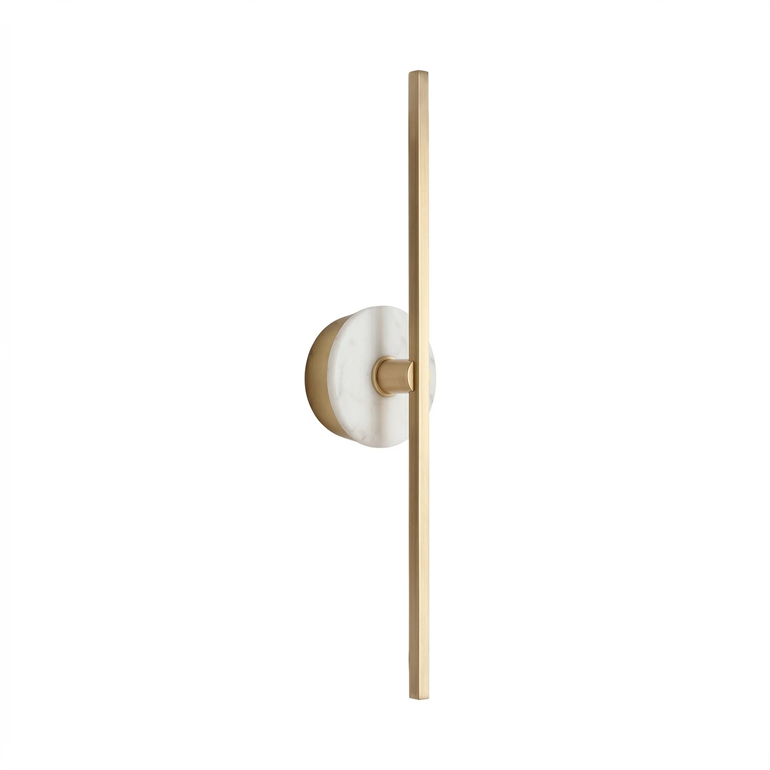 Essential Alabaster Brass Wall Sconce- Pure Alabaster Minimalist Design | HoaiLamp