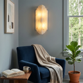 Estella Art Deco Alabaster Wall Sconce