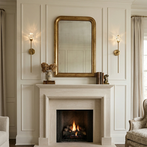 Faceted Crystal Masonry Wall Sconce - Classical Fireplace Gallery | HoaiLamp