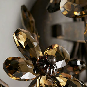Fiore Wall Lamp - Smoked Topaz Glass Texture | HoaiLamp