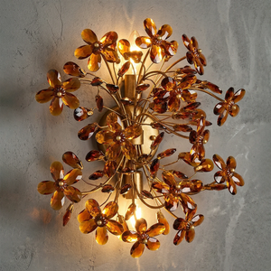 Fiore Wall Lamp - Autumnal Amber Sunbeam | HoaiLamp