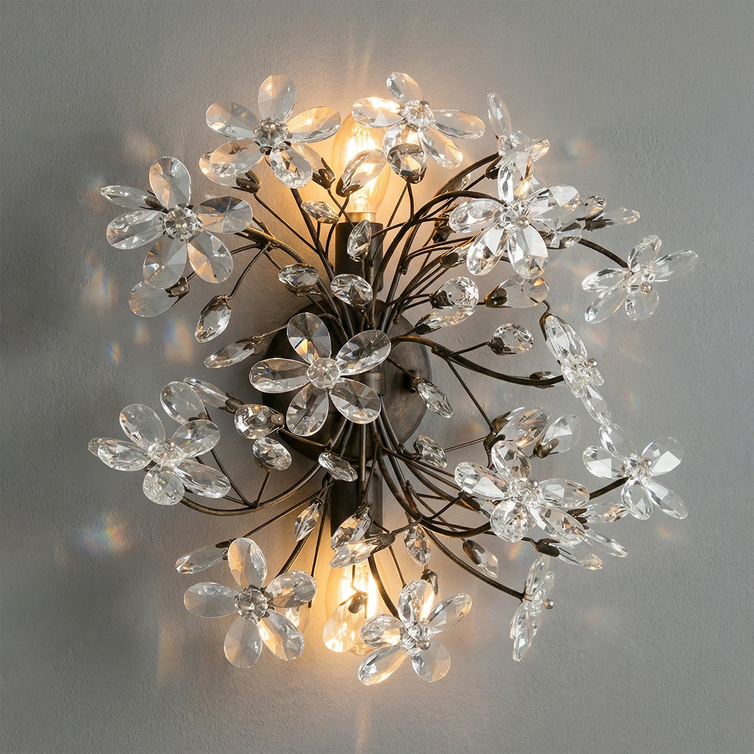 Fiore Wall Lamp - Ethereal Silver Moonlight | HoaiLamp