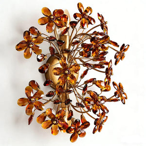 Fiore Wall Lamp - Vibrant Gilded Petal Display | HoaiLamp