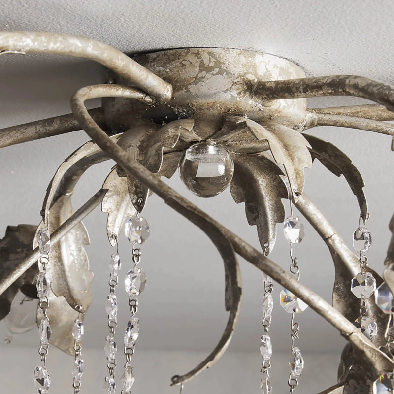 Antique Distressed Botanical Branch Frame