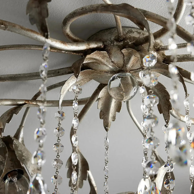 Cascading Crystal Chains & Teardrops