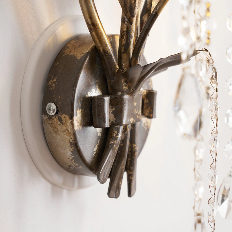 Rustic Gathered-Stem Backplate