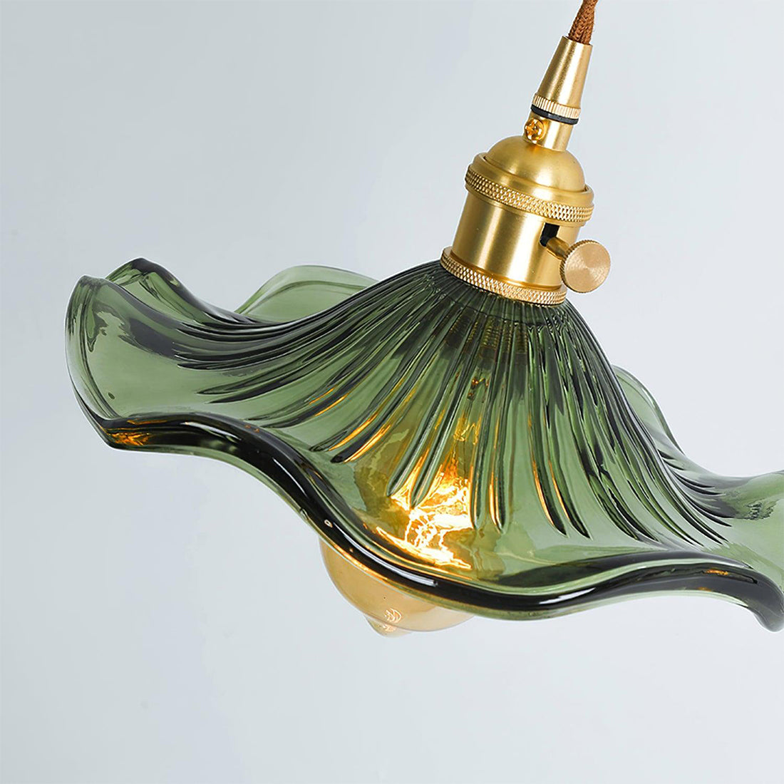 Floral Glass Pendant Light - view 20 | Hoailamp