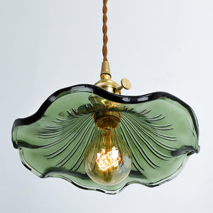 Floral Glass Pendant Light - view 32 | Hoailamp