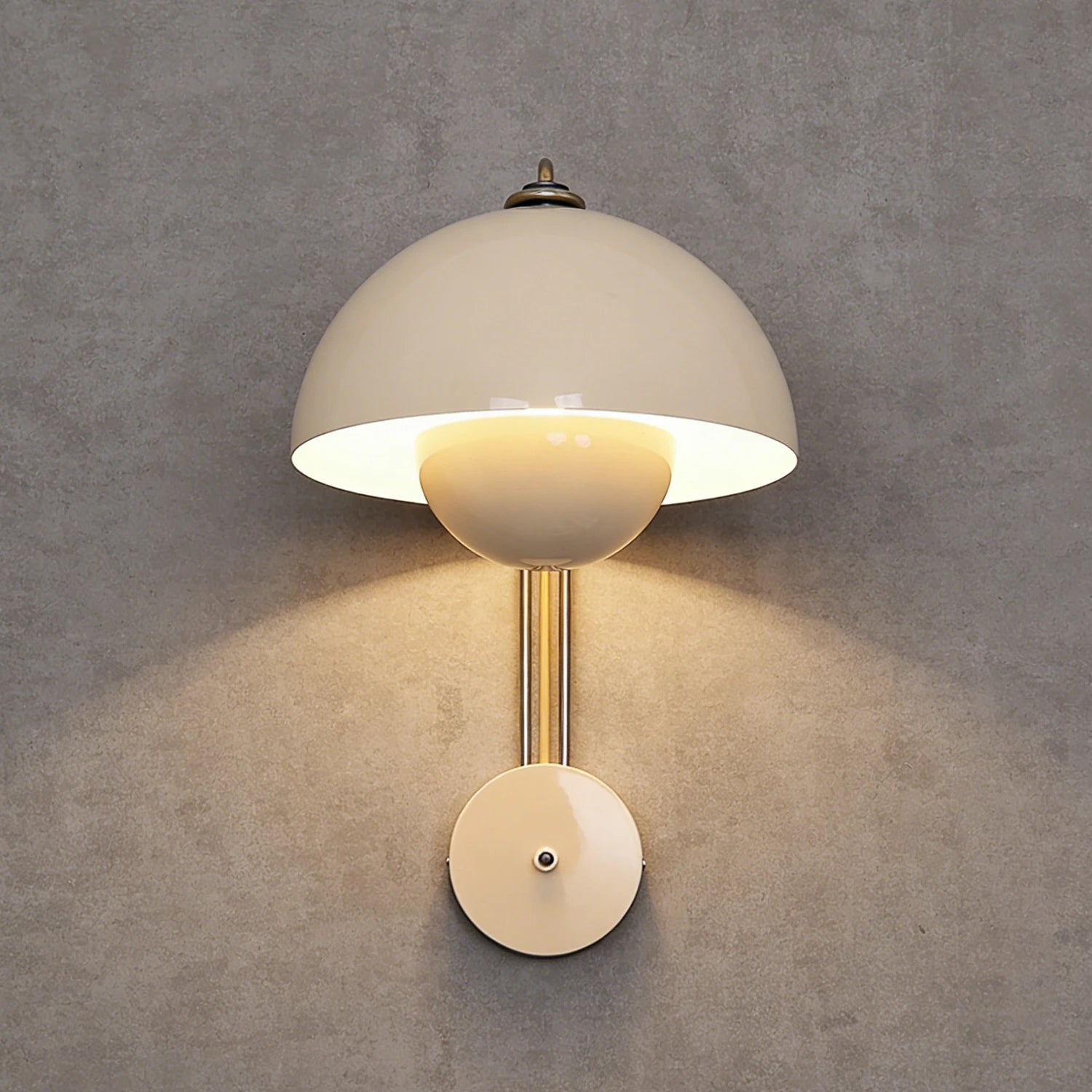 Flower Bud Wall Lamp - Creamy Beige Warm Interior Accent | HoaiLamp