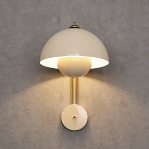 Flower Bud Wall Lamp - Creamy Beige Warm Interior Accent | HoaiLamp