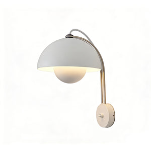 Flower Bud Wall Lamp - Matte White Nordic Minimalist Sconce | HoaiLamp