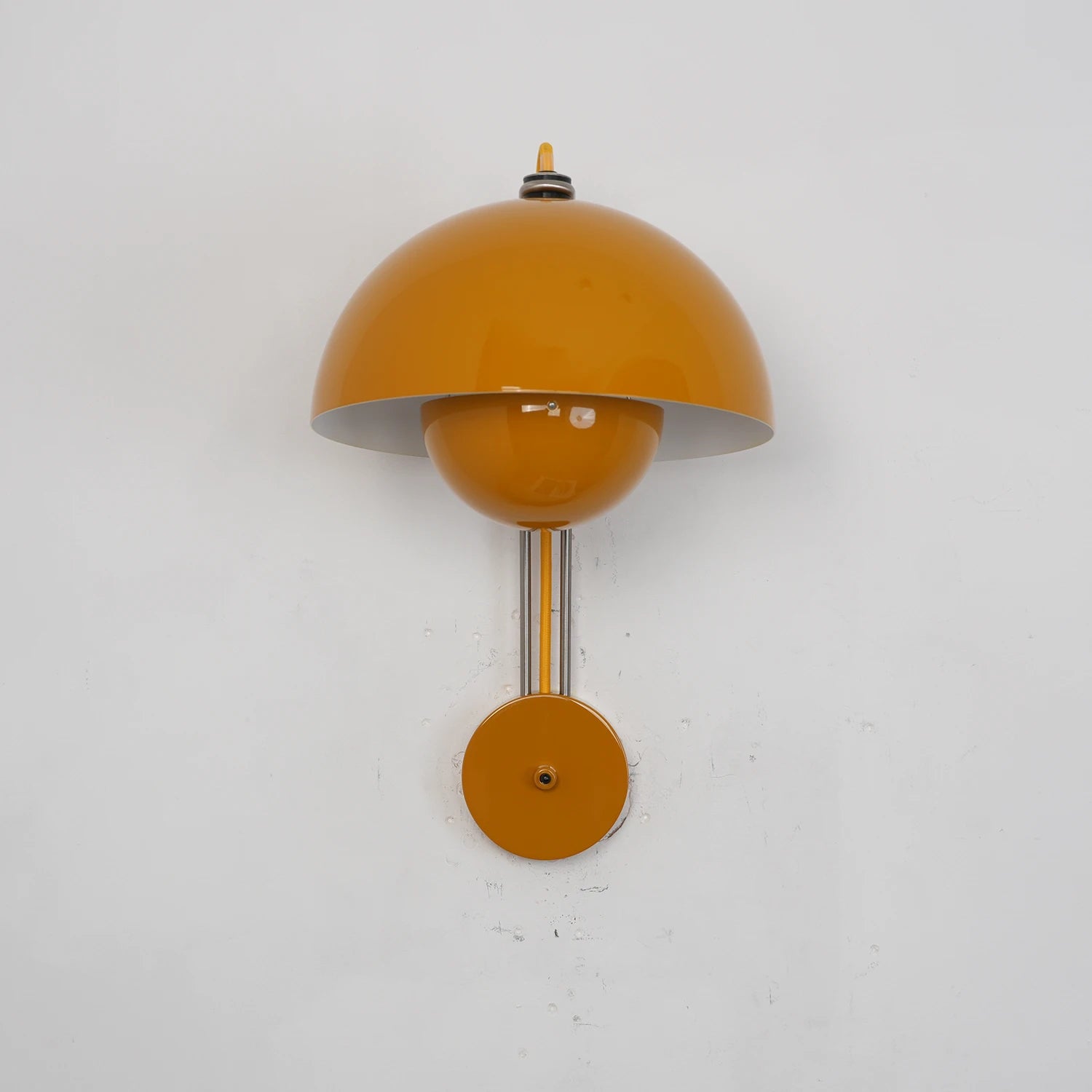 Flower Bud Wall Lamp - Ochre Yellow Pop Art Style Accent | HoaiLamp