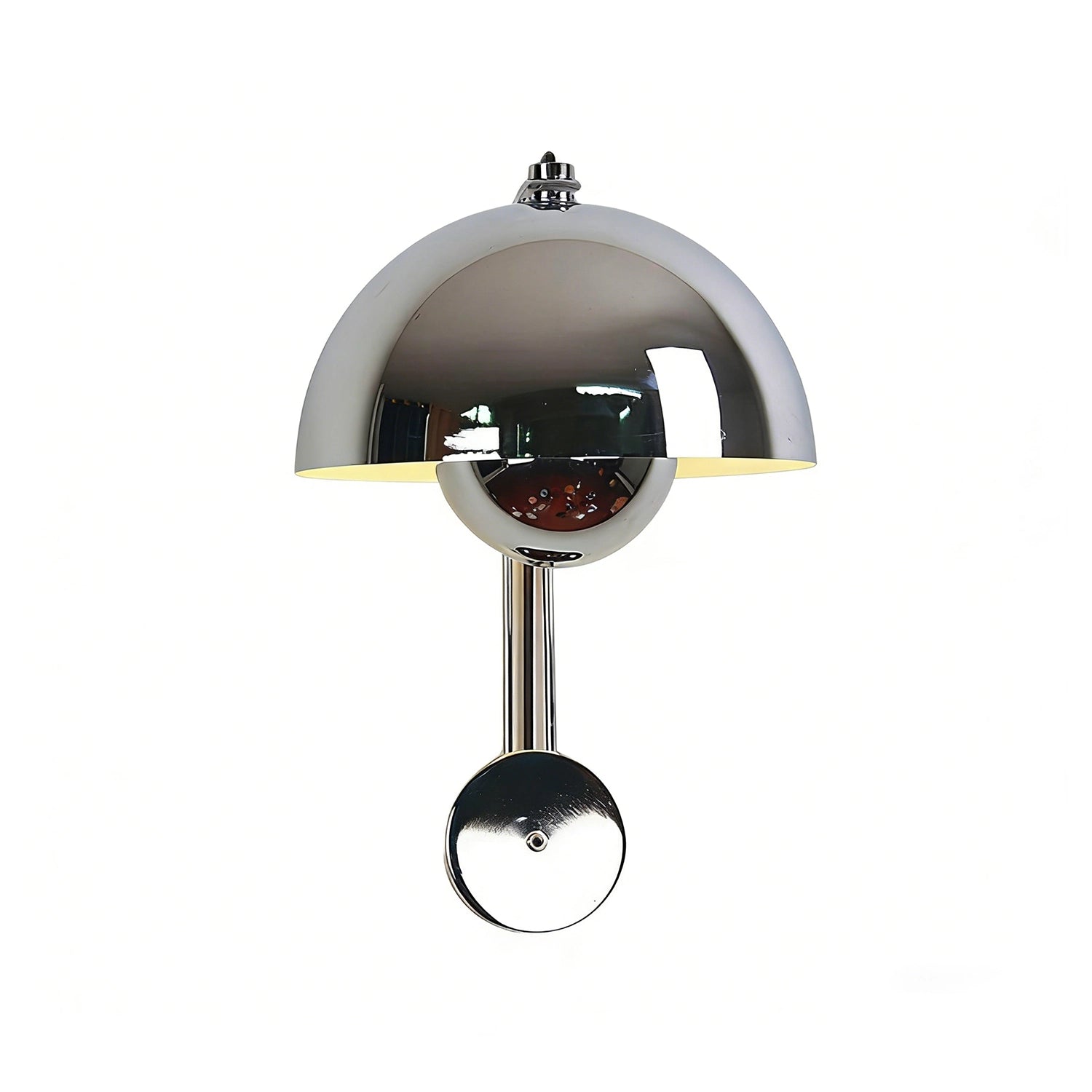 Flower Bud Wall Lamp - Mirror Chrome Industrial Sleek Design | HoaiLamp