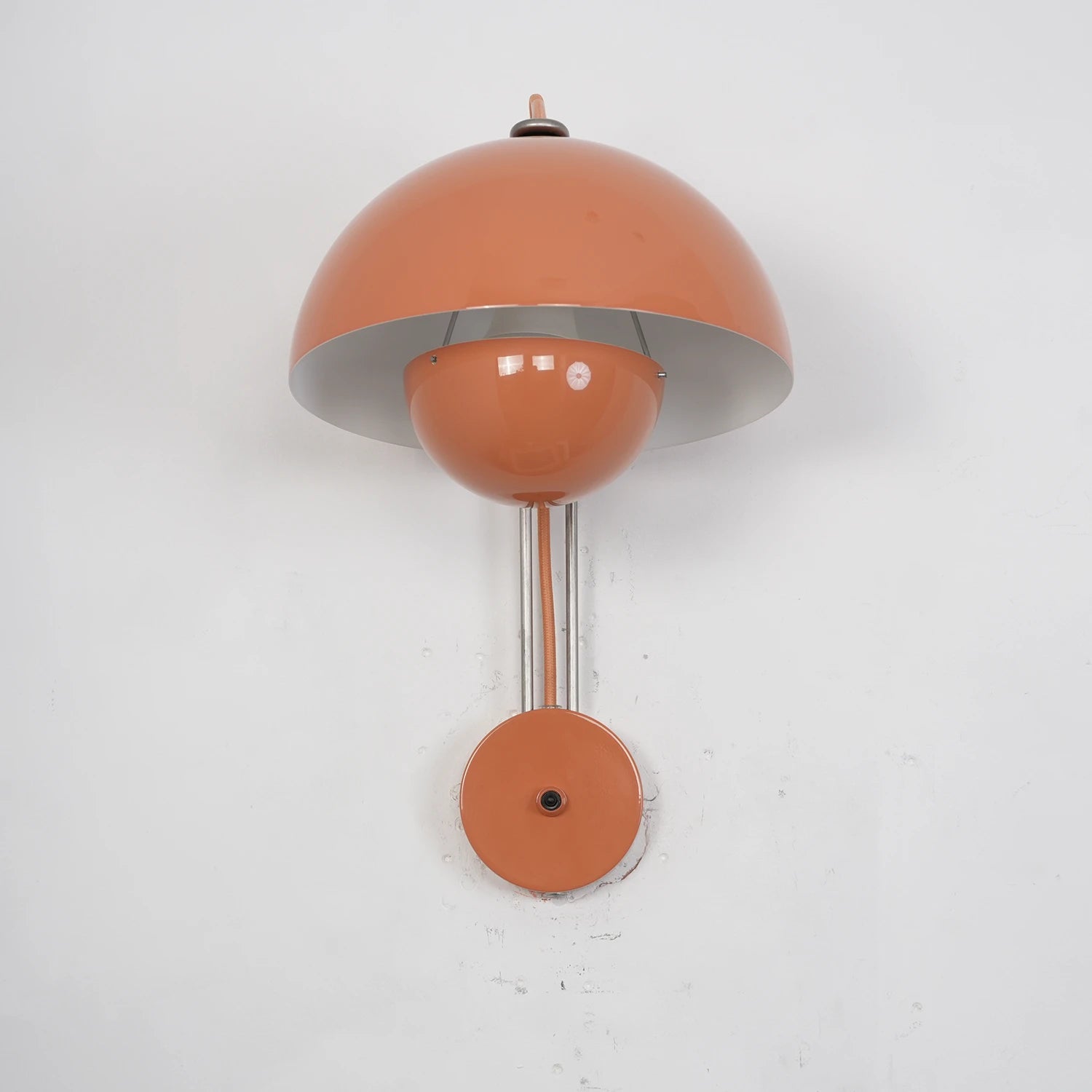 Flower Bud Wall Lamp - Shrimp Pink Earthy Tone Decor | HoaiLamp