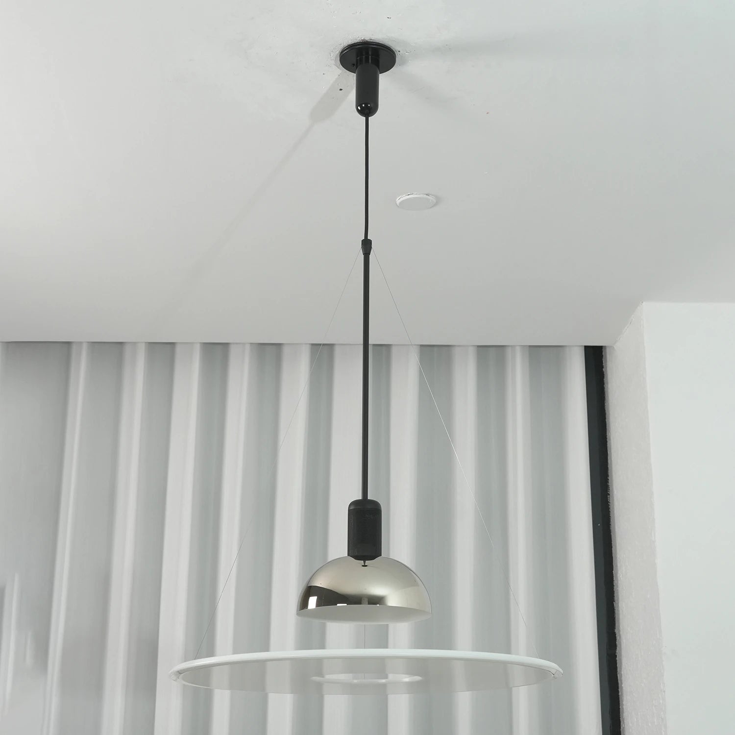 Frisbee Pendant Light - Modernist Window Silhouette | HoaiLamp