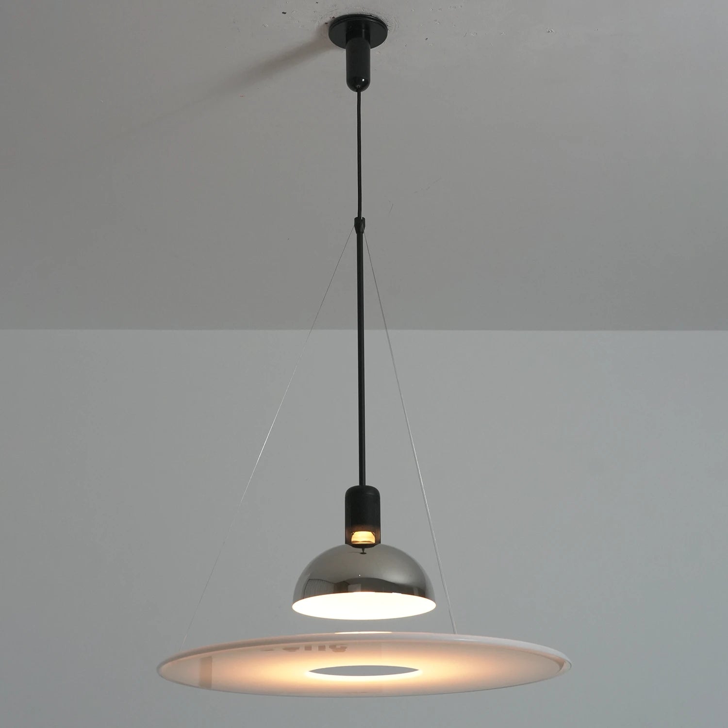Frisbee Pendant Light - Industrial Grey Contrast | HoaiLamp