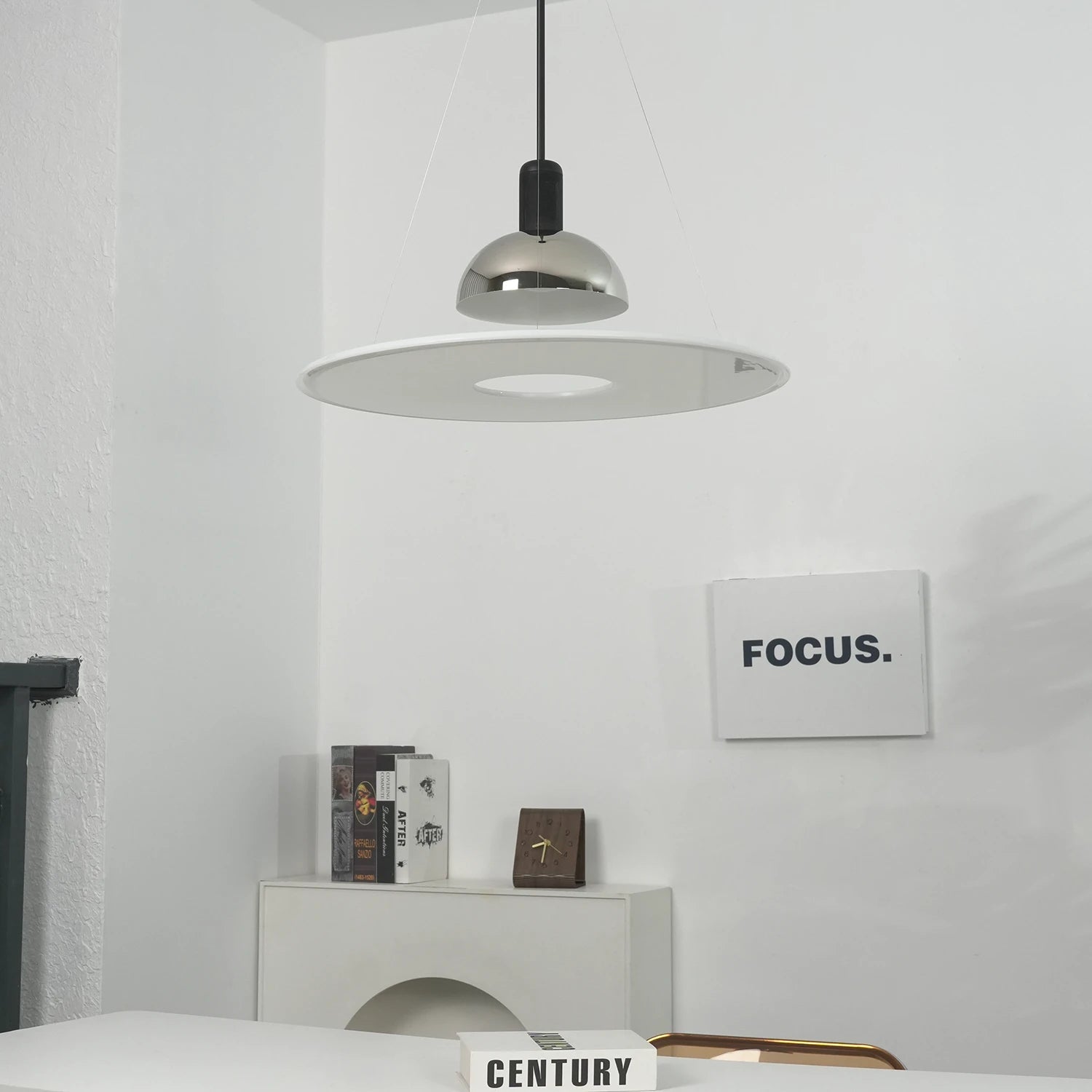 Frisbee Pendant Light - Contemporary Study Corner | HoaiLamp
