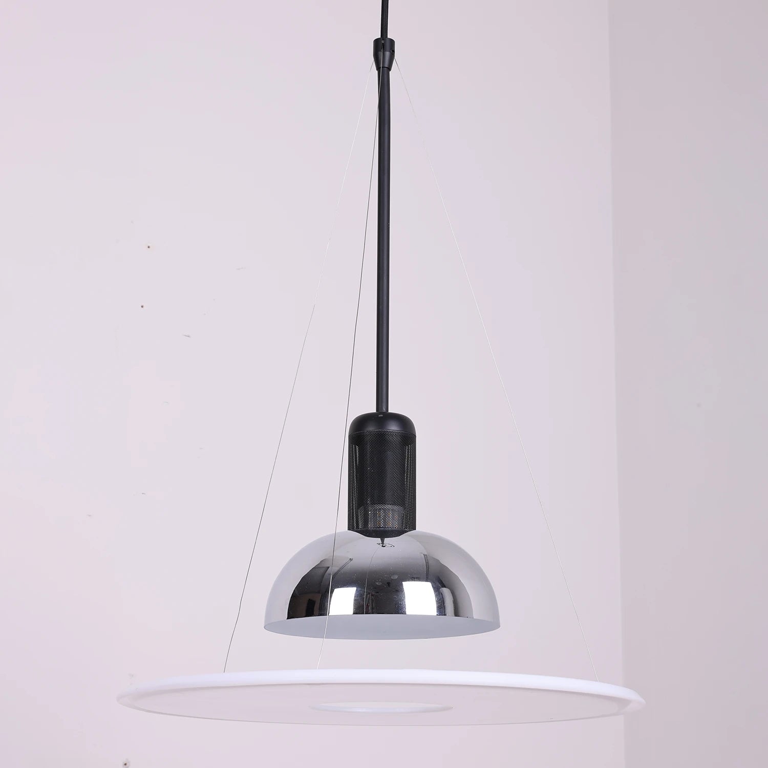 Frisbee Pendant Light - Close-up Metallic Finish | HoaiLamp