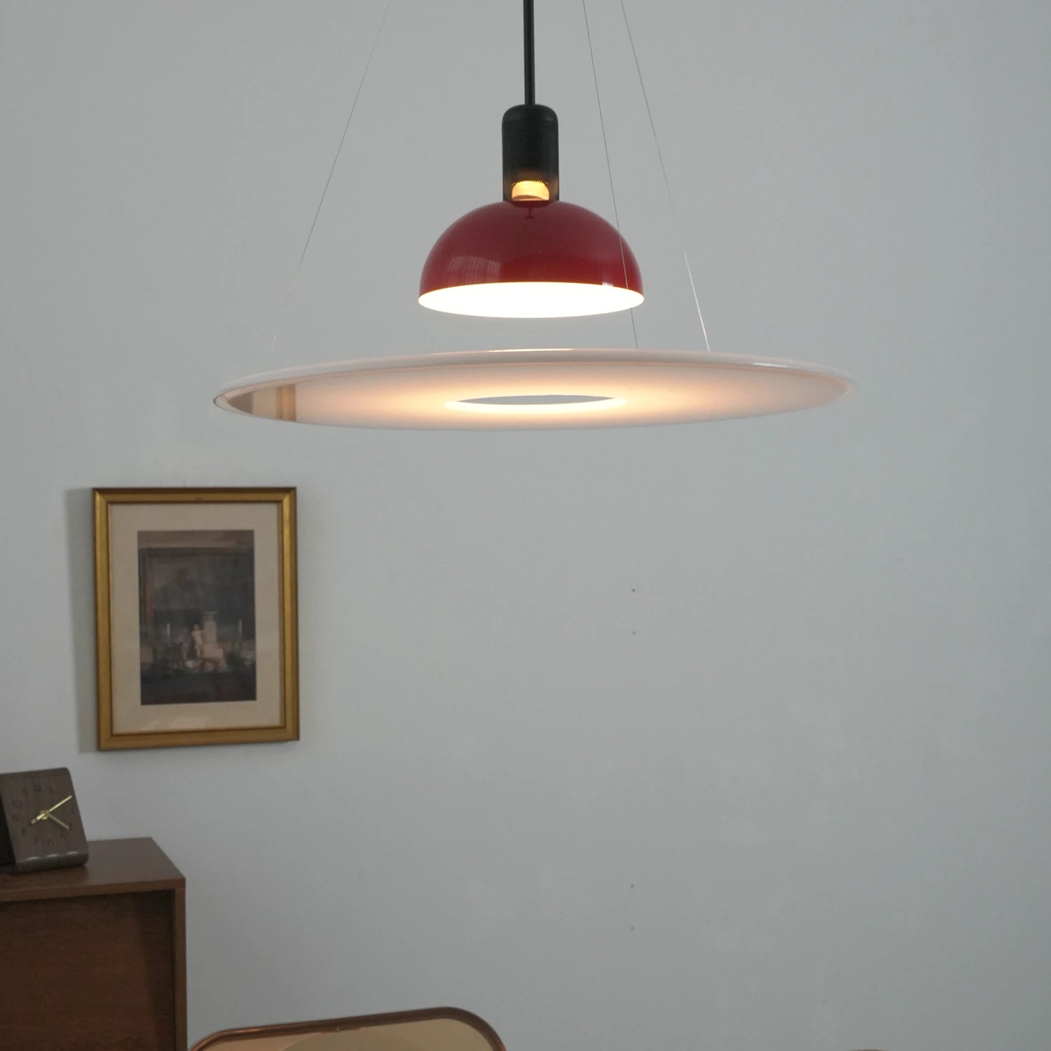 Frisbee Pendant Light - Artistic Foyer Radiance | HoaiLamp