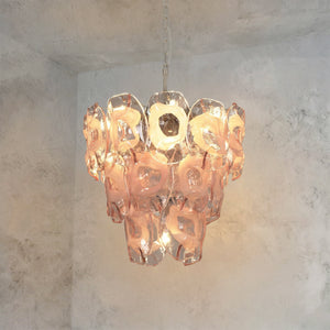 Frostelle Bloom Chandelier - Ethereal Stucco Radiance | HoaiLamp