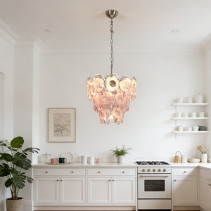 Frostelle Bloom Chandelier - Modern French Kitchen Glow | HoaiLamp
