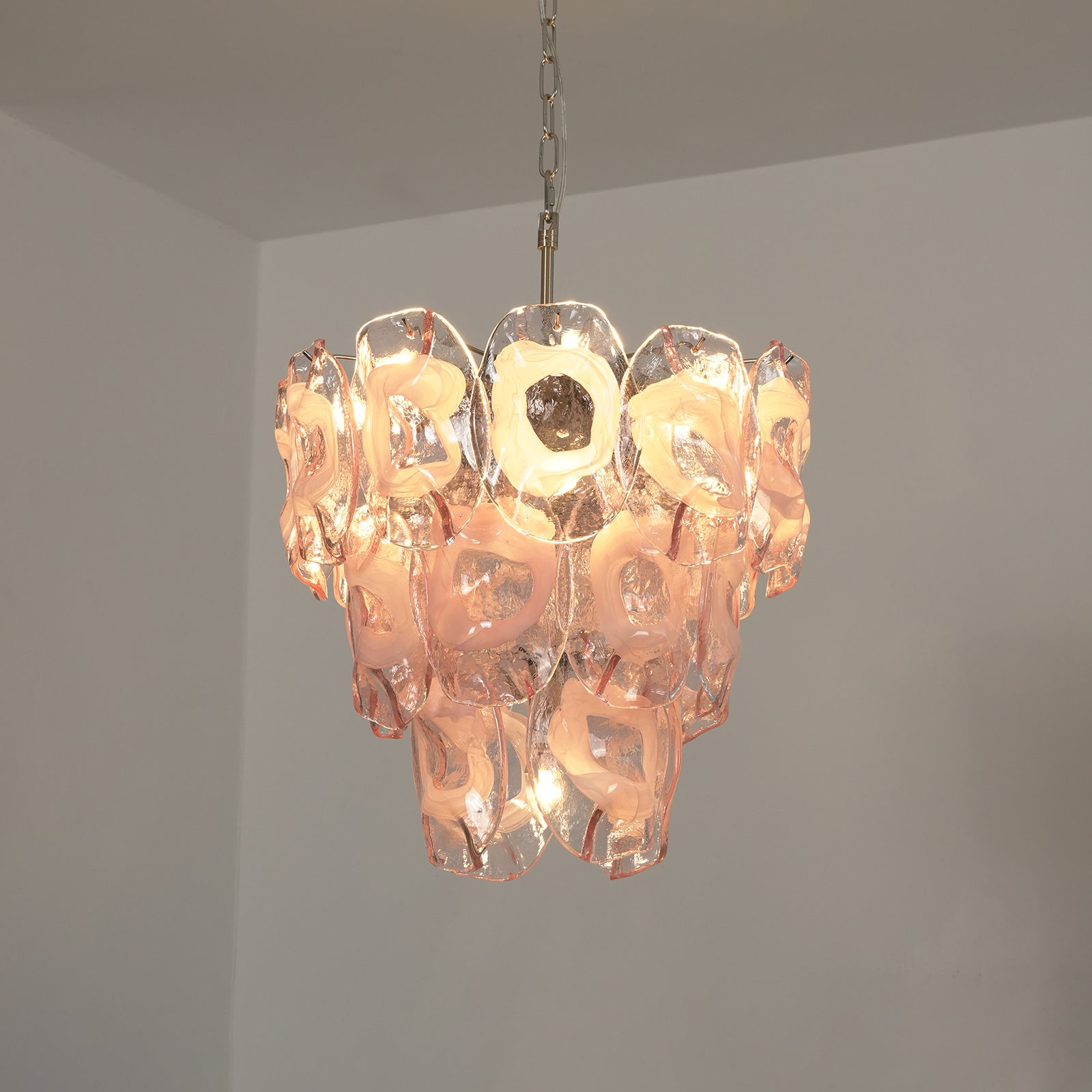 Frostelle Bloom Chandelier - Radiant Sunset Ambiance | HoaiLamp