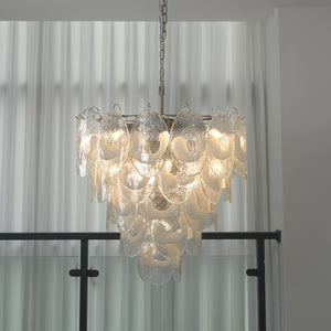 Frostelle Murano Chandelier - Urban Balcony Radiance | HoaiLamp