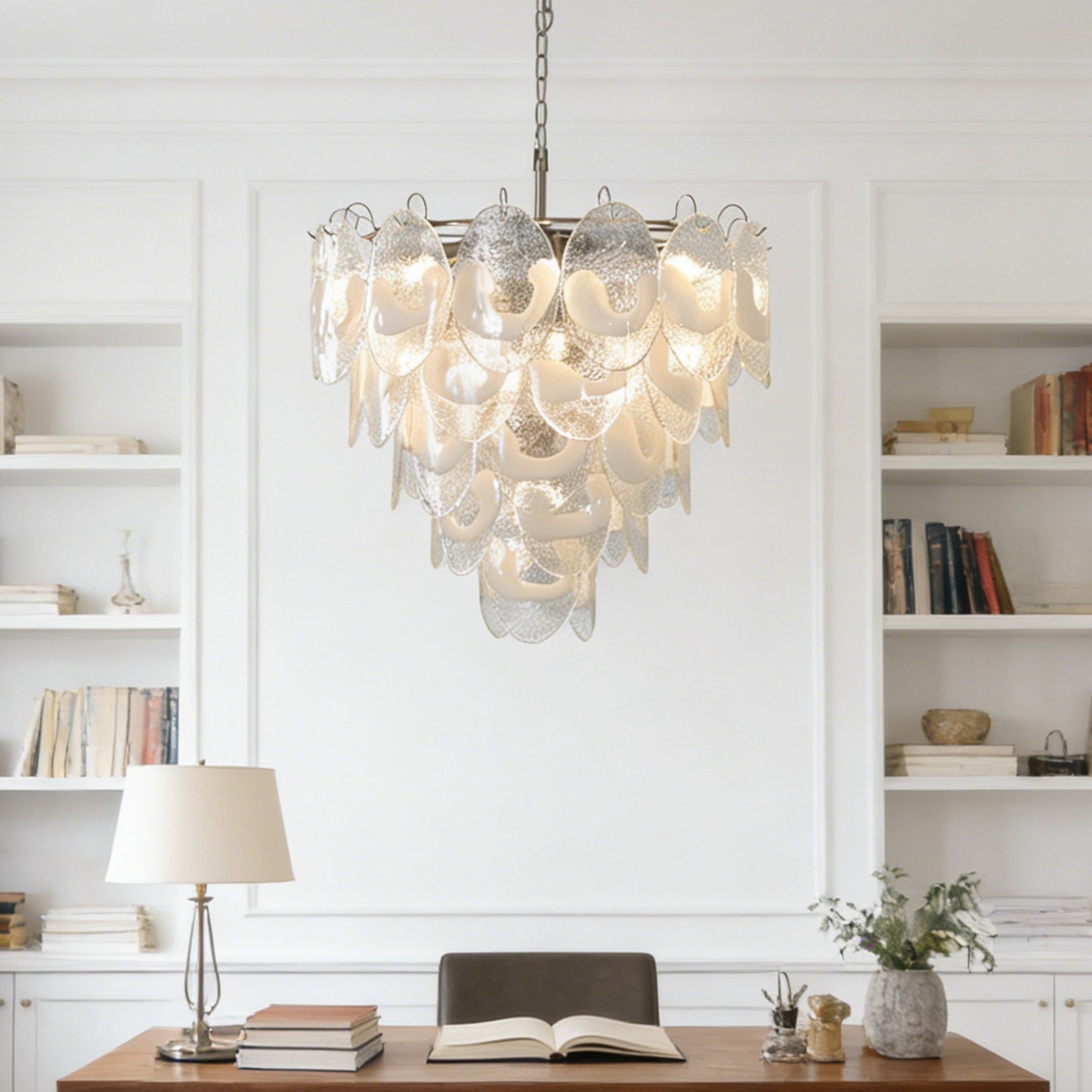 Frostelle Murano Chandelier - Intellectual Library Focal | HoaiLamp
