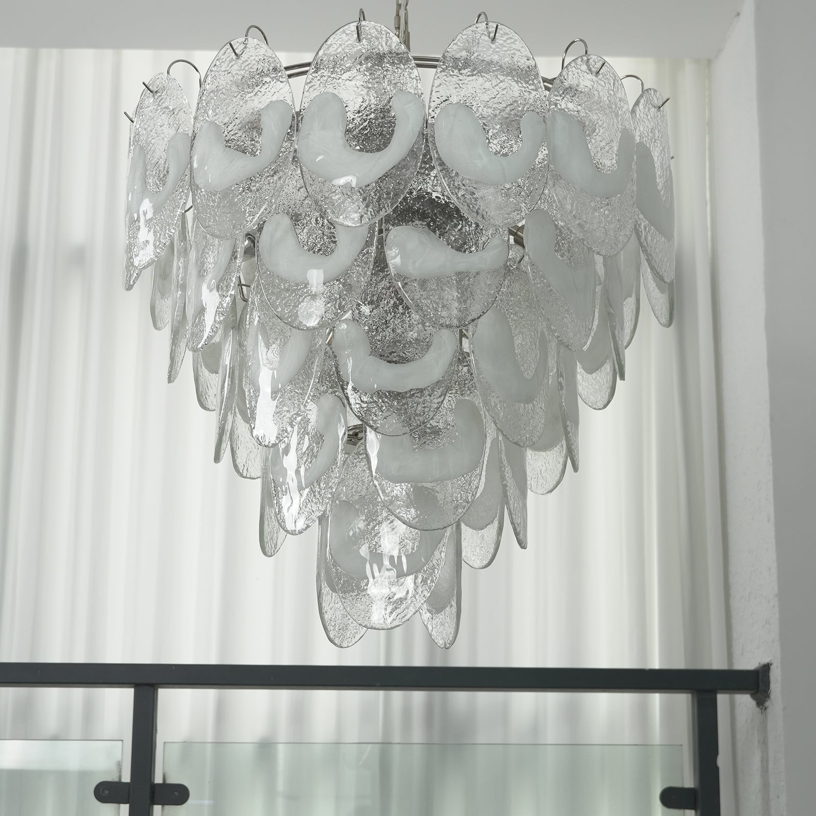 Frostelle Murano Chandelier - Minimalist Studio Silhouette | HoaiLamp