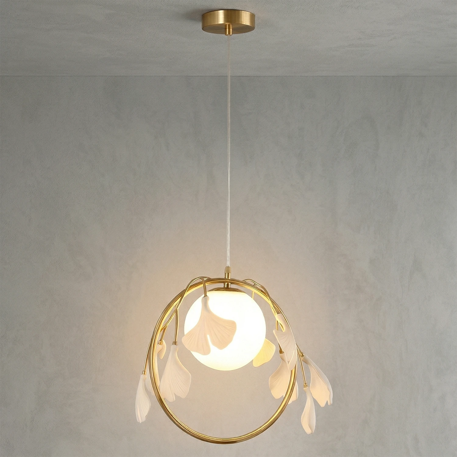 Gingko Pendant Lamp - Midnight Celestial Radiance | HoaiLamp
