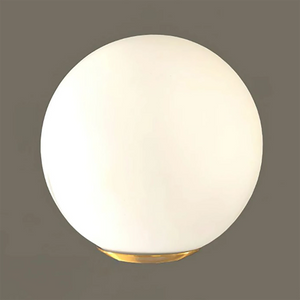 Gingko Pendant Lamp - Frosted Orb Glass Close-up | HoaiLamp