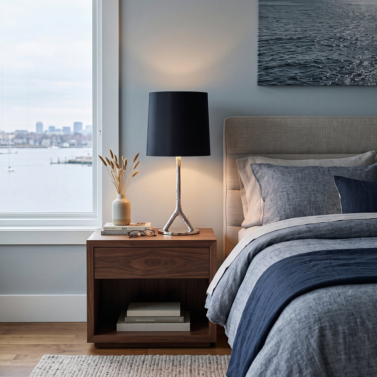 Halden Chrome Branch Table Lamp