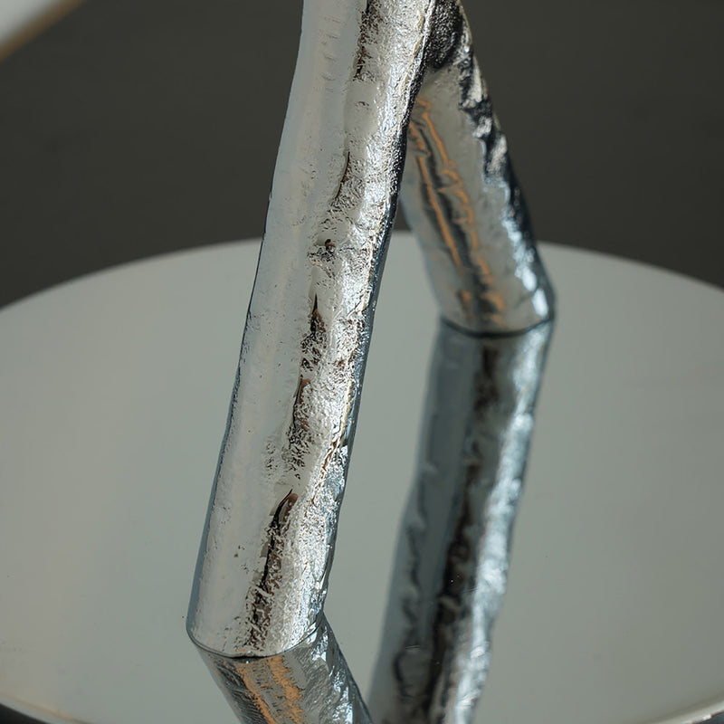 Mirrored Round Disc Base