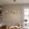 Handcrafted Sculptural Floral Branch Chandelier
