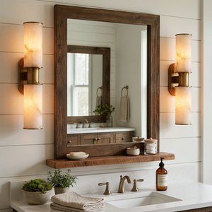  Harlyn Alabaster Sconce - Luxurious Spa Vanity Ambiance | HoaiLamp