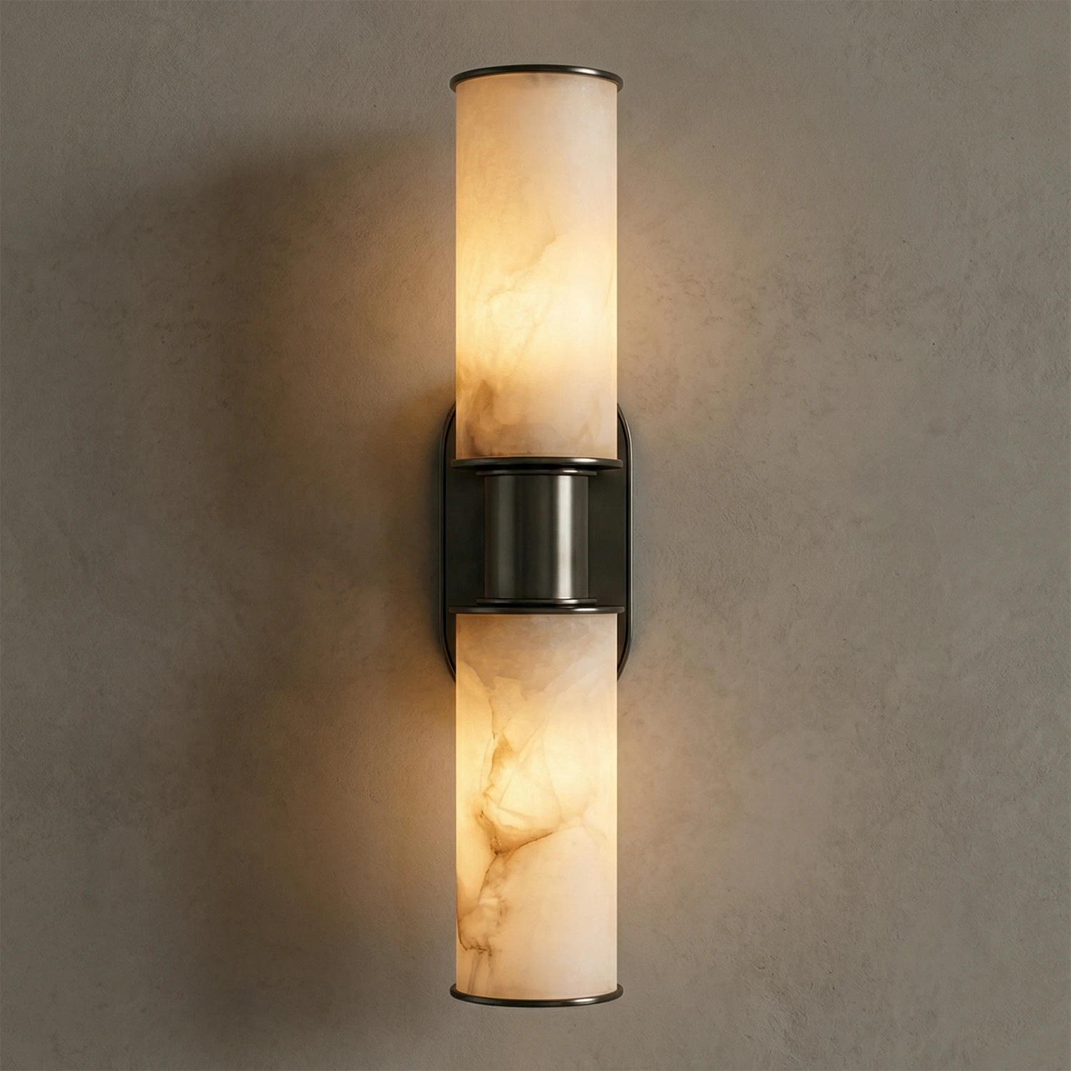 Harlyn Alabaster Sconce - Warm Earth Tone Radiance | HoaiLamp