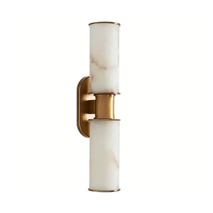 Harlyn Alabaster Sconce - Timeless Brushed Brass | HoaiLamp