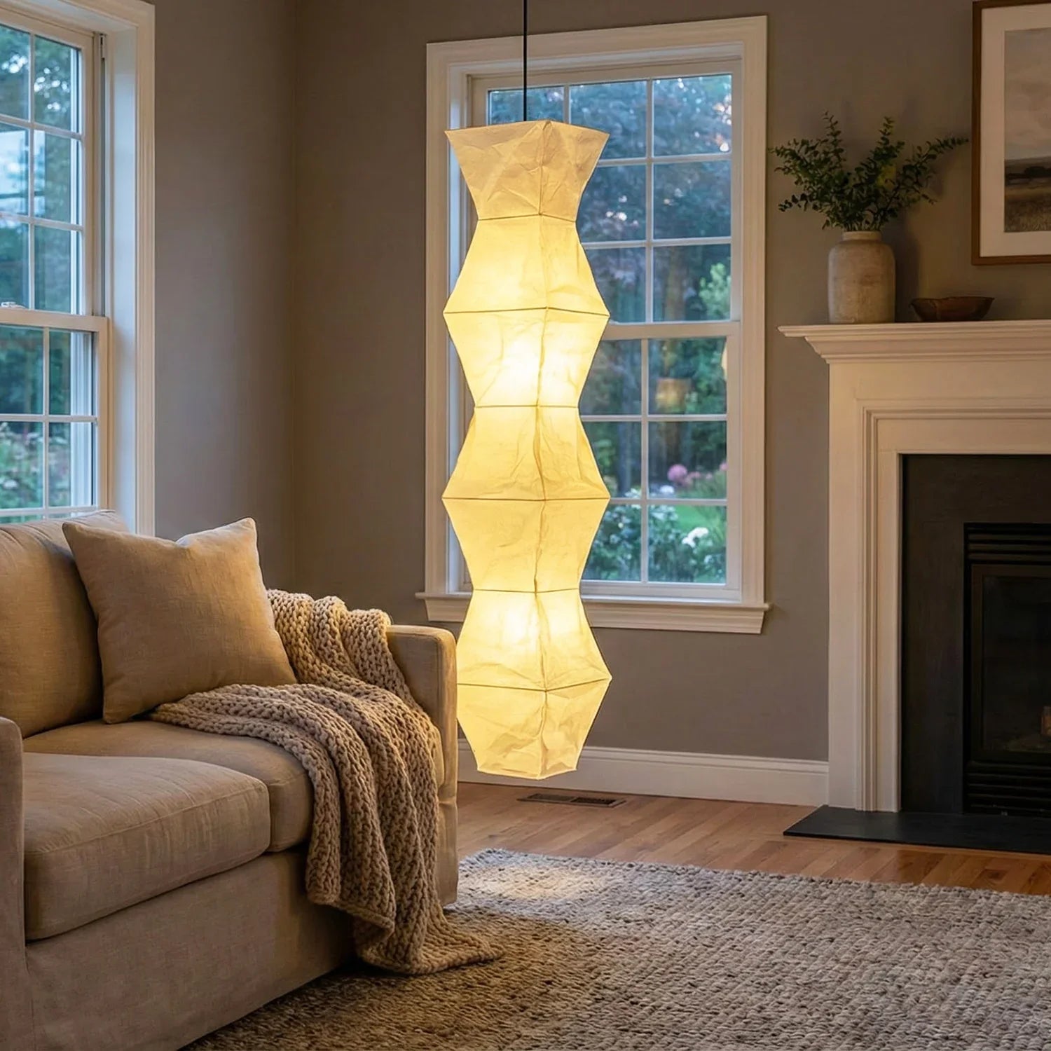 Akari Hourglass L7 Pendant Light