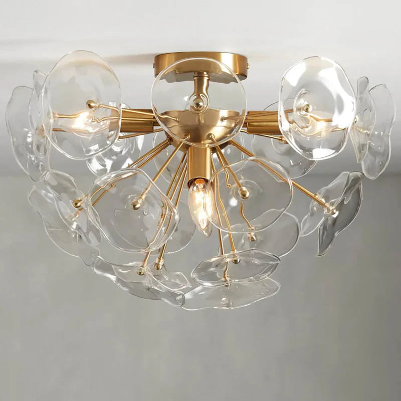 Clear Glass's Bright Refracted Sparkle