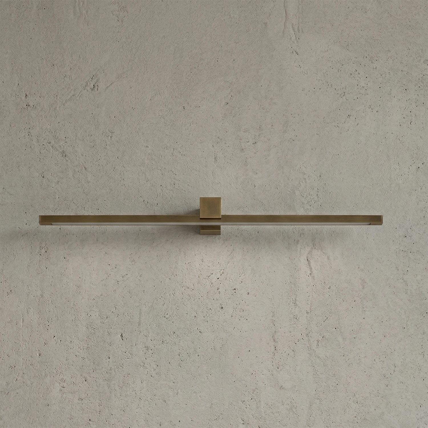 Kivana Brass Linear LED Wall Sconce-Minimalist Horizontal Brass Profile | HoaiLamp