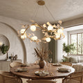 Lirelle Ceramic Leaf Branch Chandelier