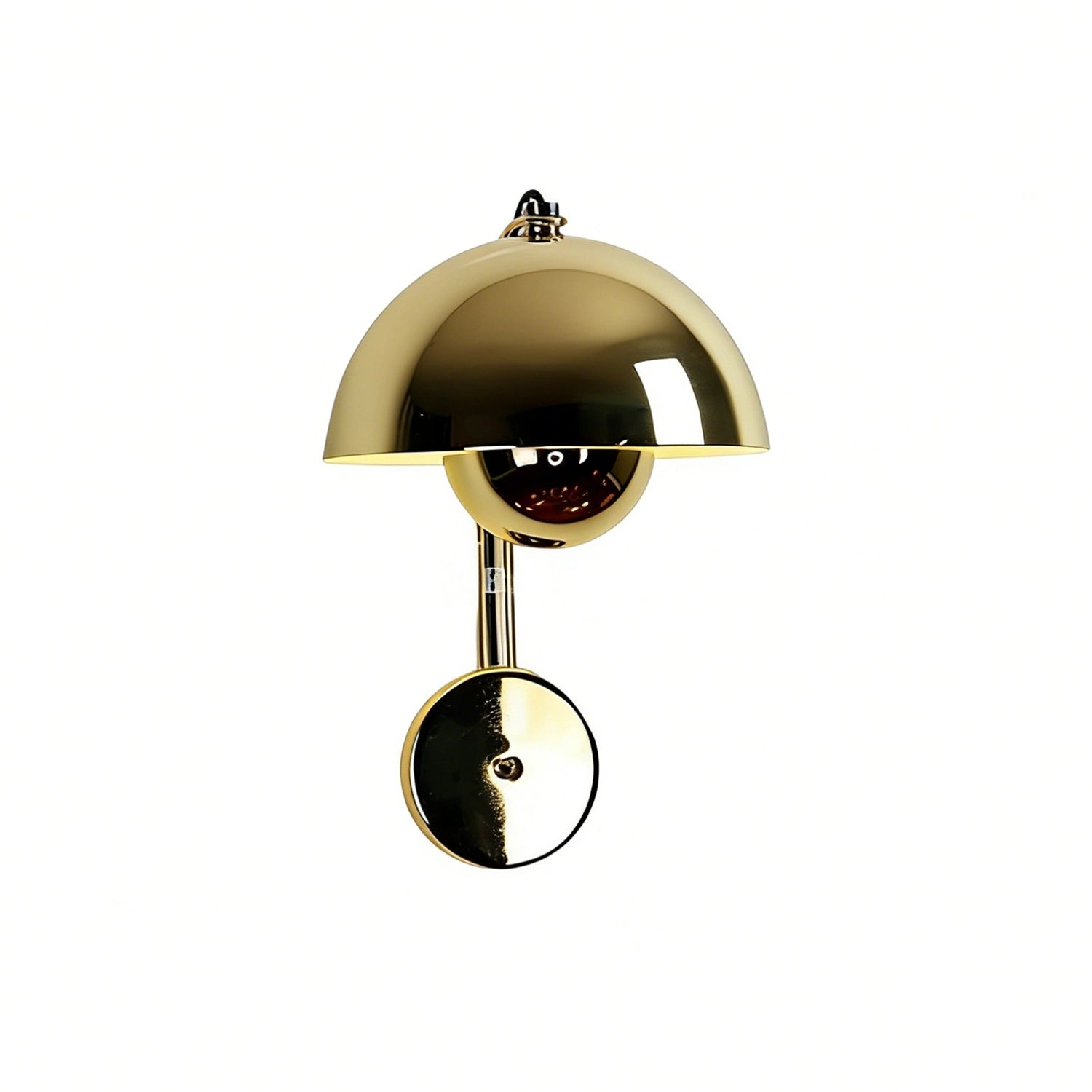 Flower Bud Wall Lamp - Polished Brass Luxury Metallic Profile | HoaiLamp