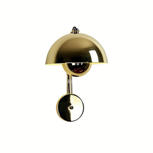 Flower Bud Wall Lamp - Polished Brass Luxury Metallic Profile | HoaiLamp