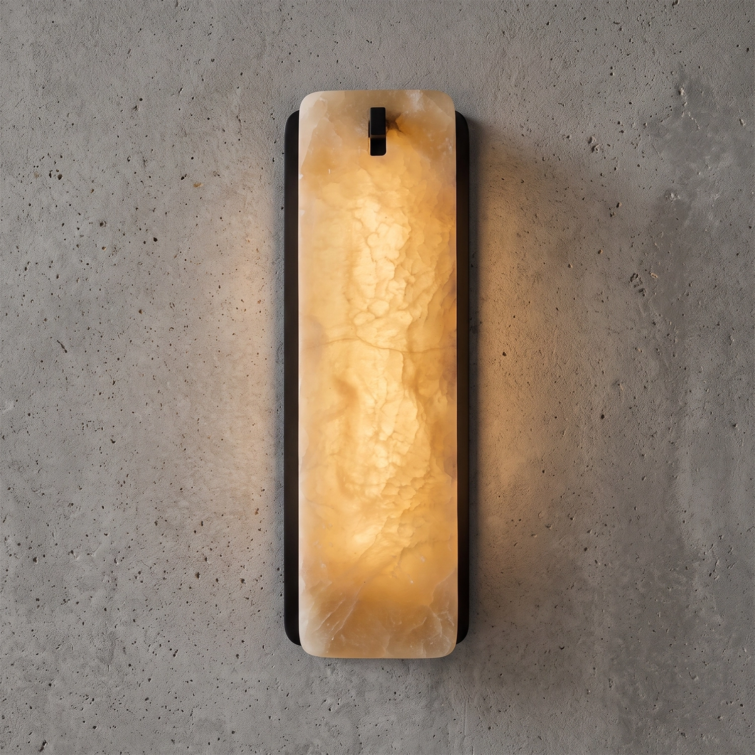 Marlowe Alabaster Panel Wall Lamp - view 13 | Hoailamp