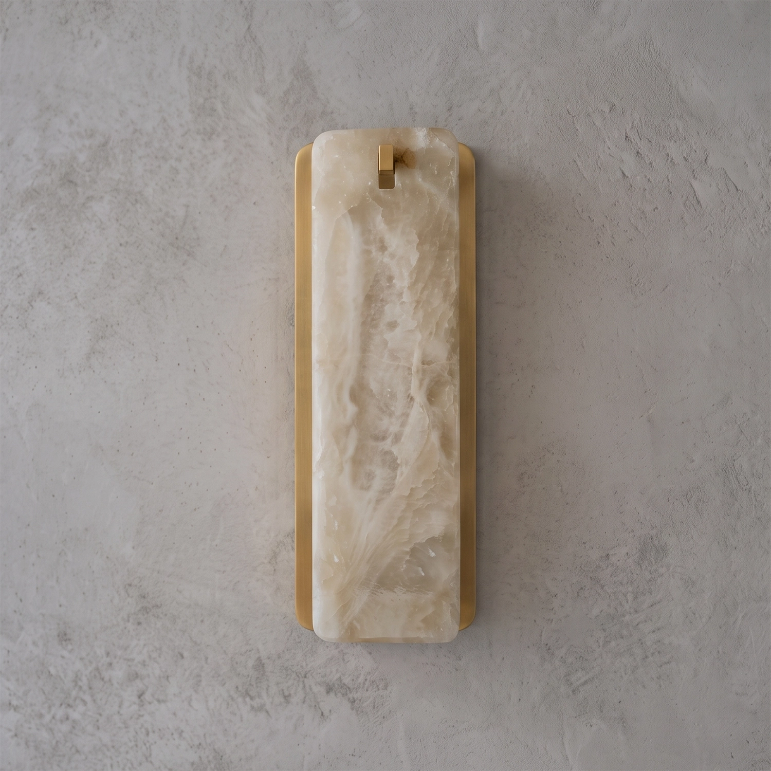 Marlowe Alabaster Panel Wall Lamp - view 2 | Hoailamp
