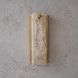Marlowe Alabaster Panel Wall Lamp - view 2 | Hoailamp