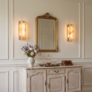 Marlowe Alabaster Panel Wall Lamp - view 8 | Hoailamp